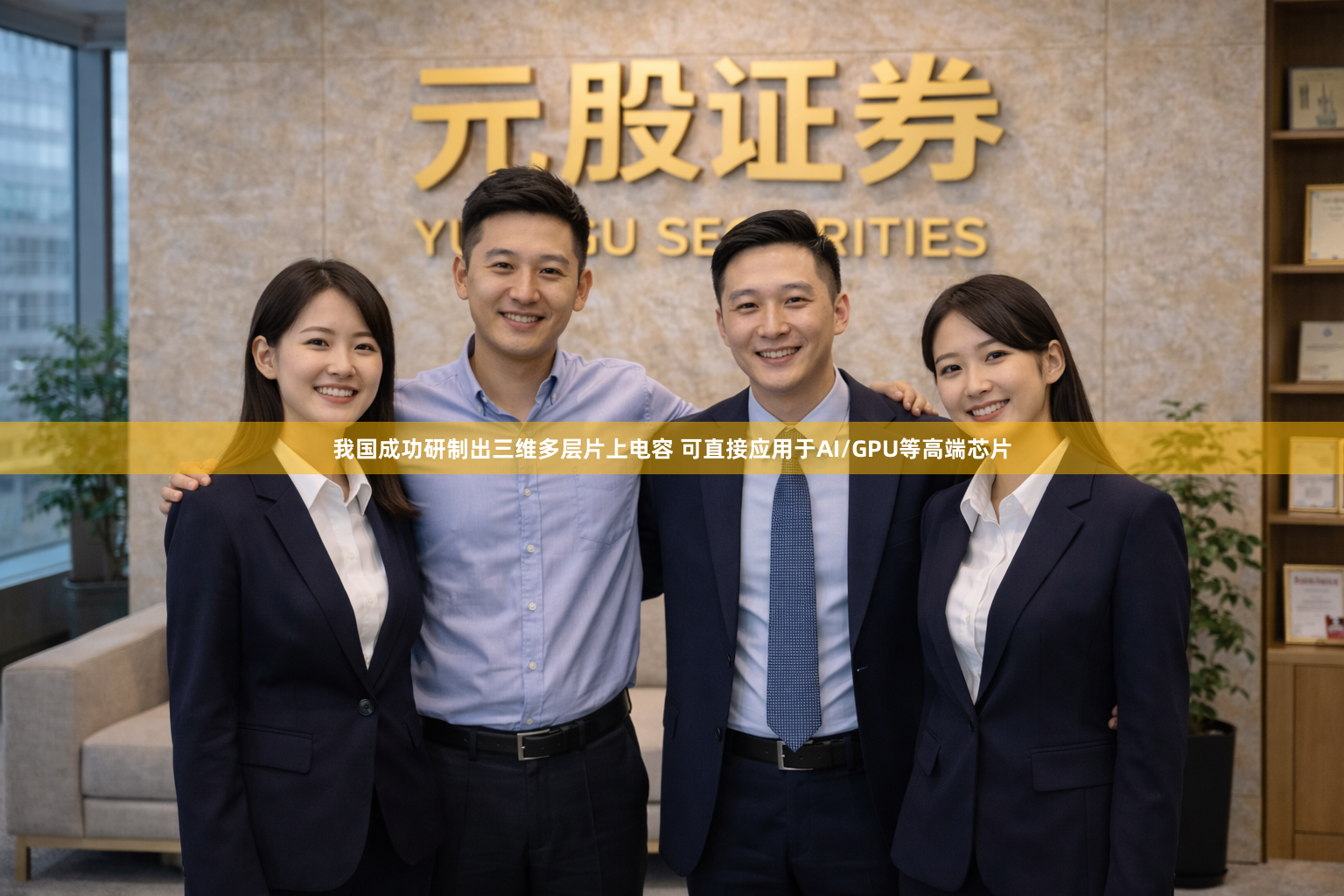 我国成功研制出三维多层片上电容 可直接应用于AI/GPU等高端芯片